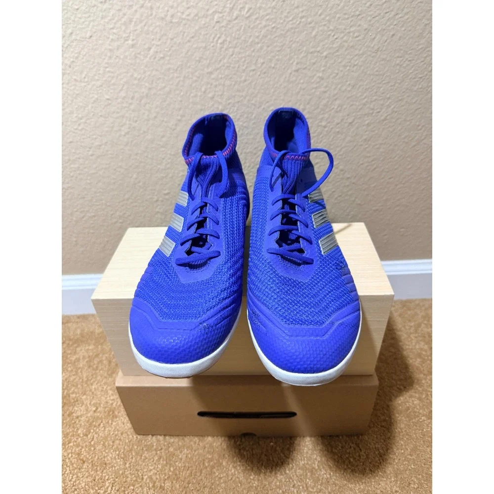 Adidas Predator 19.3 IN Indoor Soccer Shoes‎ Blue Silver Mens G25806